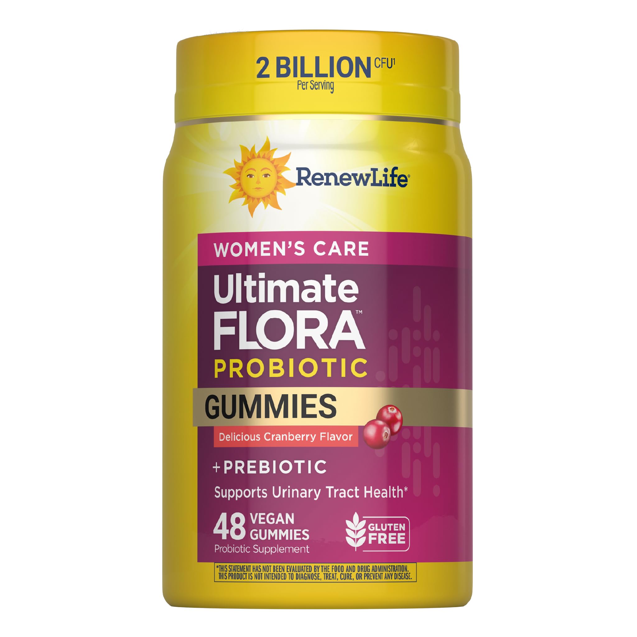Renew Life Women's Probiotic Gummies 2 Billion CFU