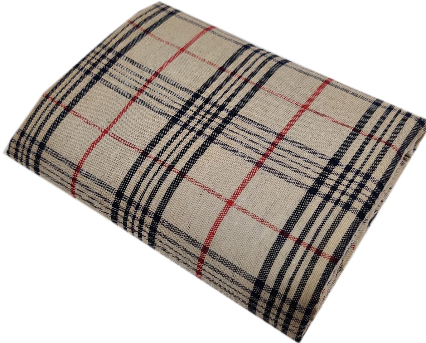 Premium Checked Shirt Fabric – Checks | 1.60 Meter Length | Soft Woven Dress Material for Men-picture-34