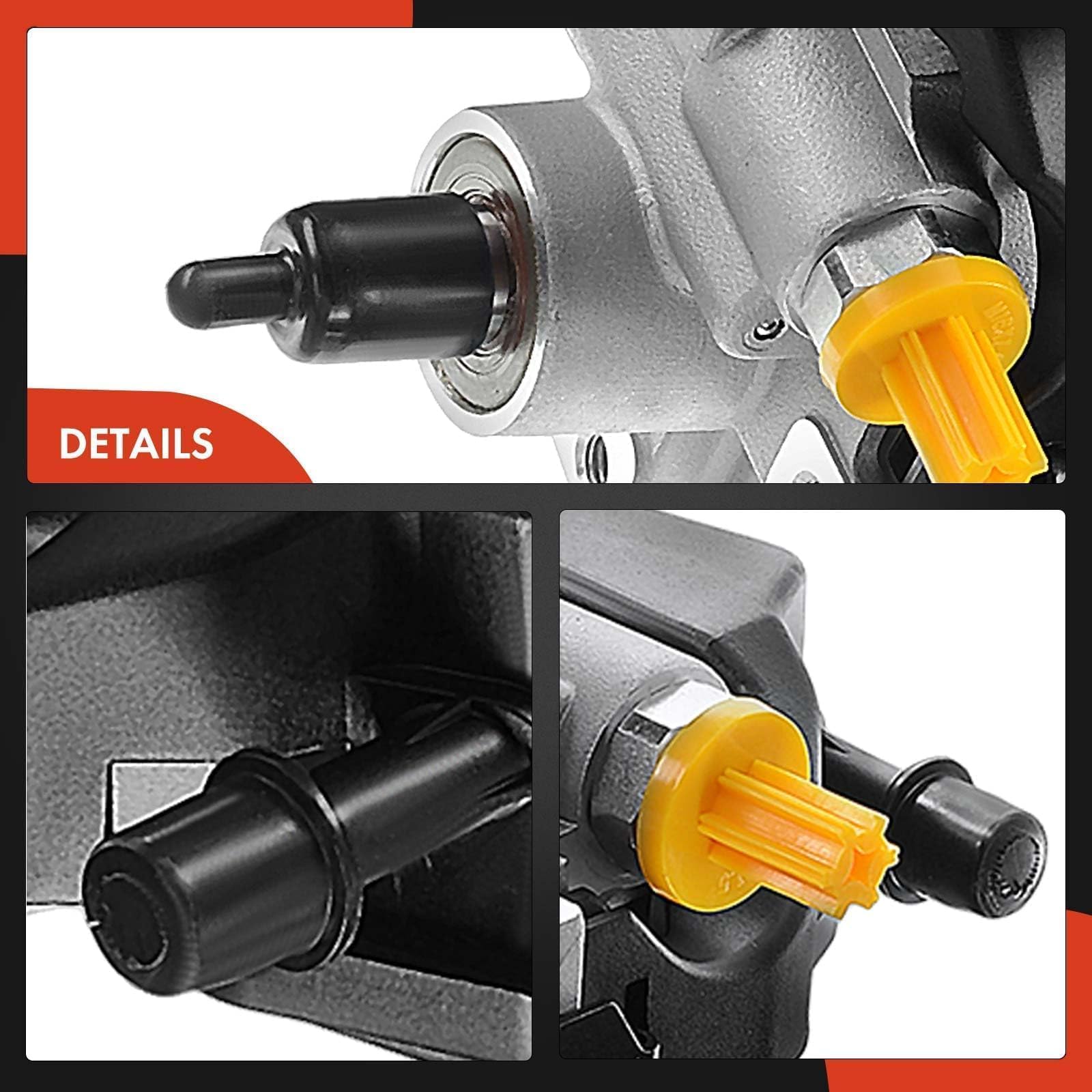 A-Premium Power Steering Pump with Reservoir Compatible with Chevrolet Chevy Camaro SS 2010 2011 2012 V8 6.2L Gas Power Assist Pump for LS3 L99 6.2L Engine