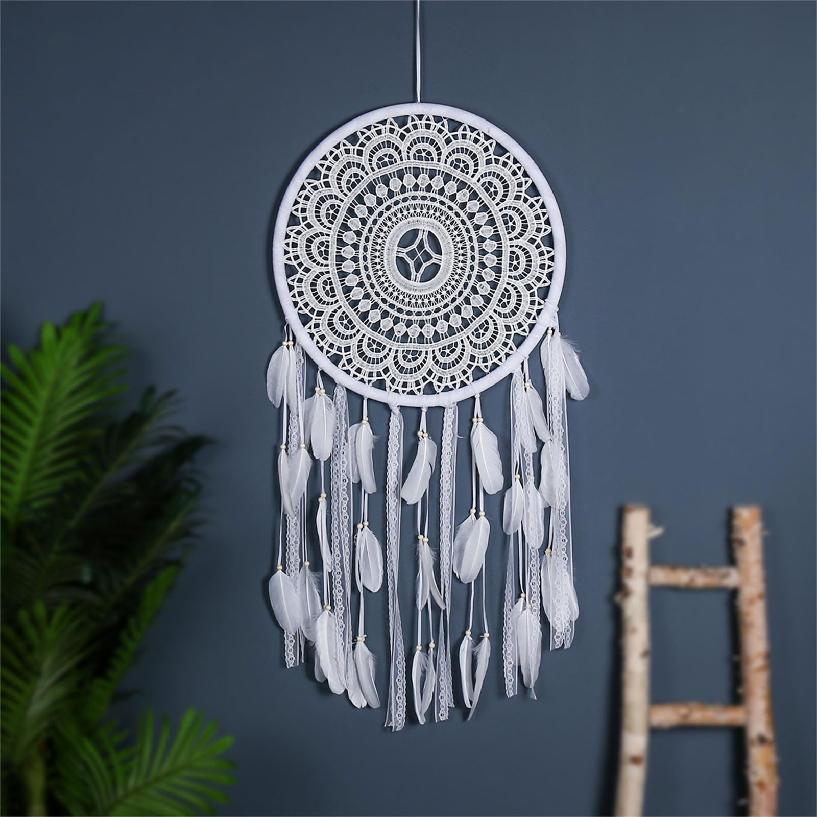 Handgefertigter Traumfänger - Böhmischer Stil Mit Federn