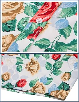 Amazon.com: TUNEVUSE Mens Floral Print Dress Shirt Flower