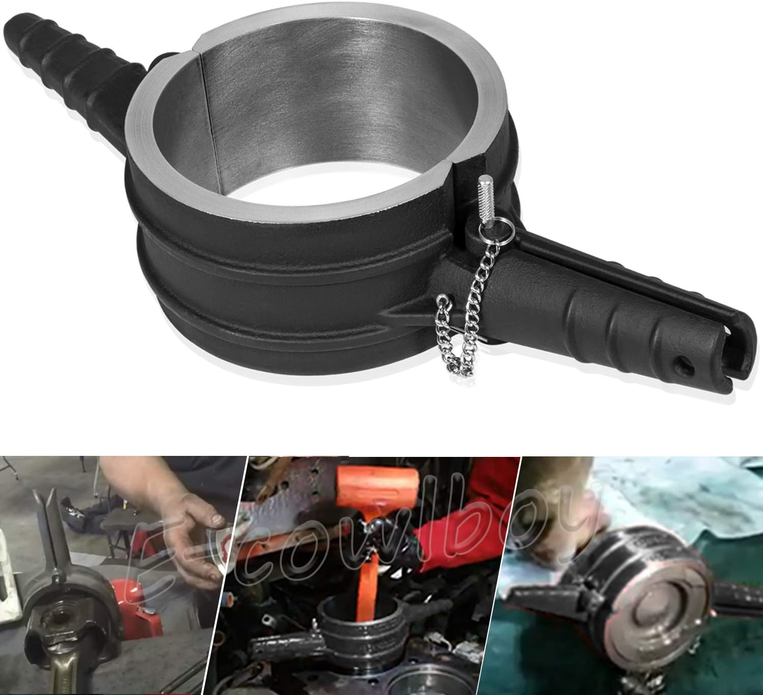 7040 Piston Ring Compressor 5.4" Bore for Cummins ISX, Caterpillar (CAT