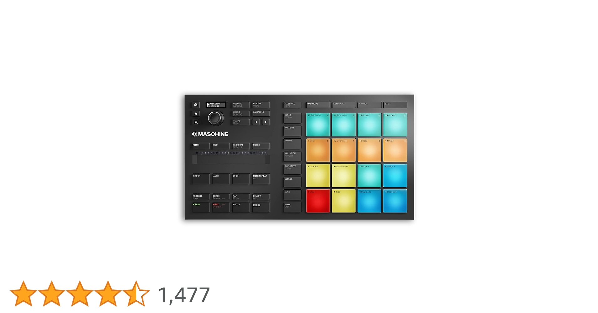DTM・DAW Native Instruments Maschine MK3 MIKRO Native Instruments Maschine Mikro Mk3 - groovebox do
