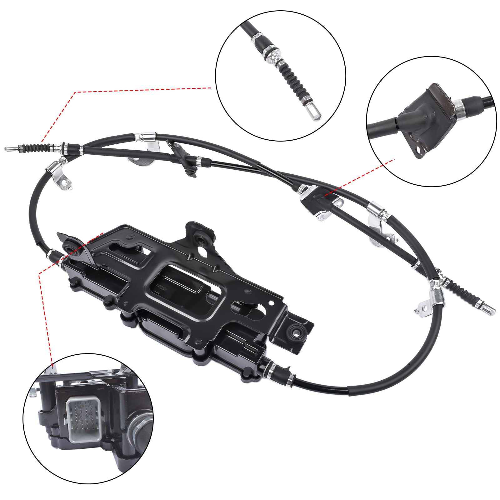 Bisenya Freno di Stazionamento Elettronico Compatibile con Santa Fe XL/Sport 2017-2019 2.0 3.3L 59700B8800 597002W800 4WD