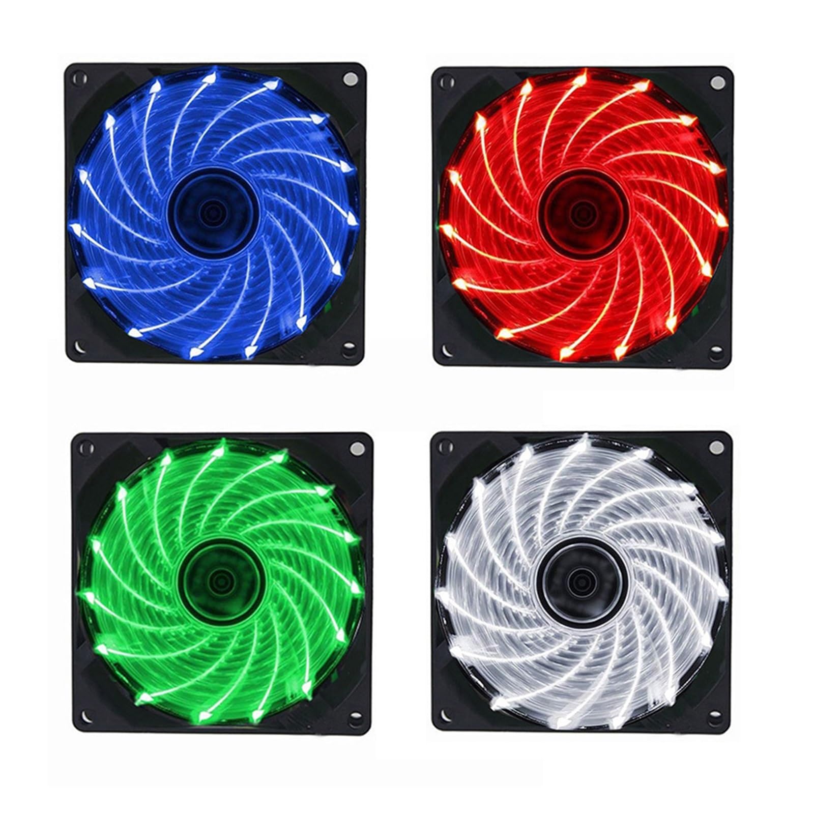 5 sztuk LED Light 12V 4pin/3Pin 9225S PC Case Cooler Wentylator chłodzący Komputer GPU