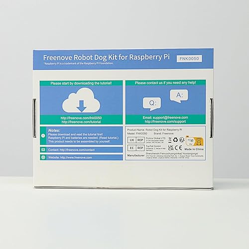 Miniatura 9 de FREENOVE Kit robot para perro Raspberry Pi 5 4 B 3 B+ Zero 2 W, caminar, autoequilibrio, reconocimiento facial, rastreo de bolas, rango ultrasónico,