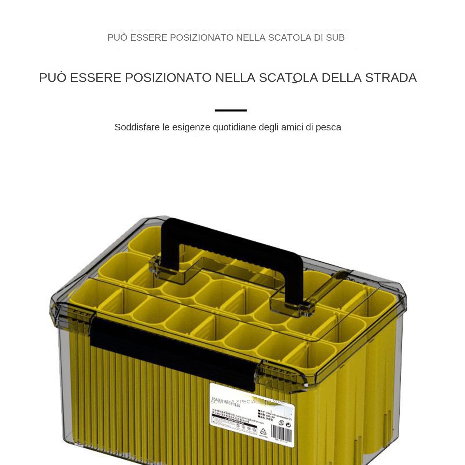 Organizer Per Esca Artificiale Facile Apertura Contenitore Impermeabile | Organizer Attrezzi Da Pesca Per Esche, Gadget, Acqua E Salata, Bass, Trota, Panfish, Crappie, Walleye, Porta T