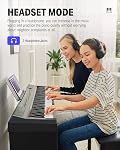 Donner DEP-10 Piano numérique 88 Key semi-weighted, Piano électrique de pleine taille Portable clavier pour les débutants avec support de meubles, triple pédales, alimentation