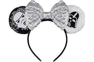 FANYITY Mouse Ears Headband for Darth Vader Costume
