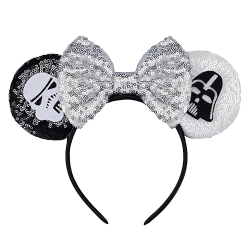 FANYITY Minne Ears diademas de orejas de Mickey para niñas y mujeres cosplay fiesta de cumpleaños y viaje de Disney