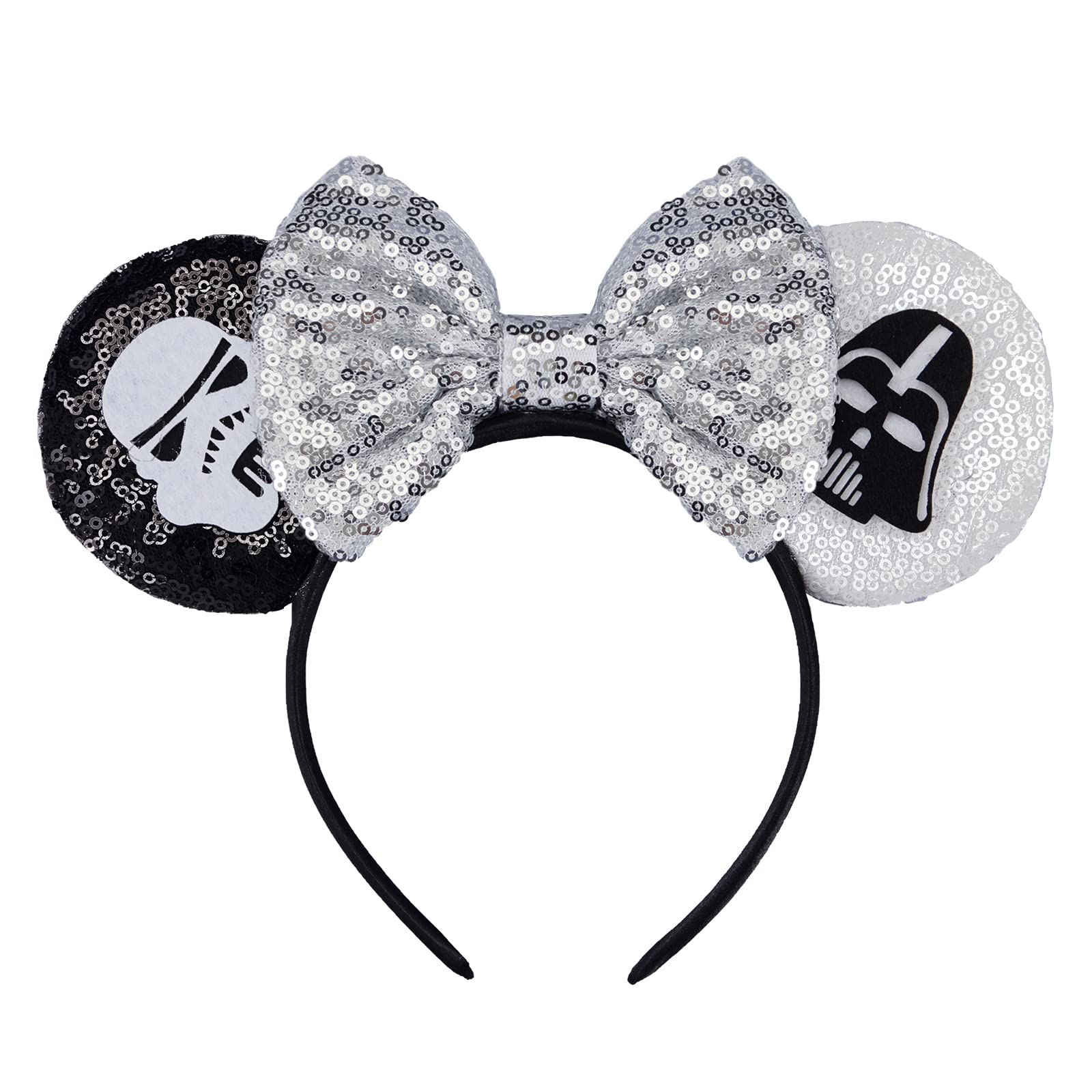 FANYITY Mouse Ears, Sequin Mouse Ears Headband for Boys Girls Women