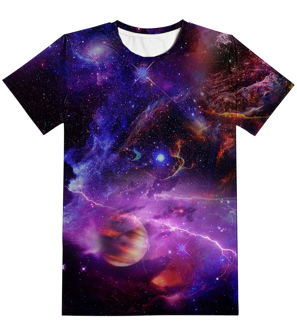 Boys Girls T-Shirt 3D Realistic Graphic Crewneck Short Sleeve Printed Tee Shirt Tops for Kids Teens 6-16 Years