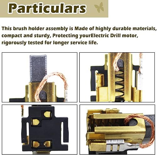Miniatura 3 de 22-20-0150 Asamblea del tenedor del cepillo del carbono para 1680-20, 1680-21