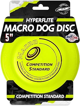 Hyperflite Macro Competition Standard Dog Disc 5" 28g - Yellow