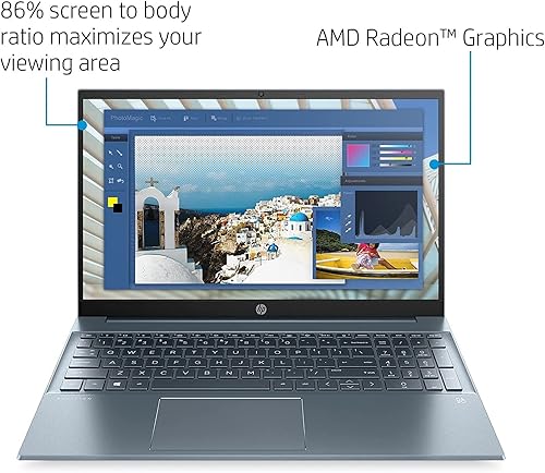 Miniatura 4 de Laptop HP Pavilion de 156 pulgadas FHD 1080P IPS 8 núcleos AMD Ryzen 7-5700U hasta 43GHz Beat i7-1180G7 32GB RAM 1TB NVMe SSD Numpad HDMI WiFi USB-A