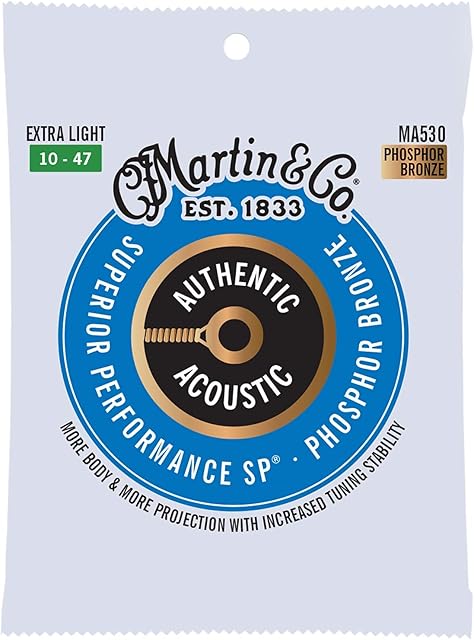 Martin MA530 Authentic Acoustic - SP - Phosphor Bronze Extra Light ( 10-47 )