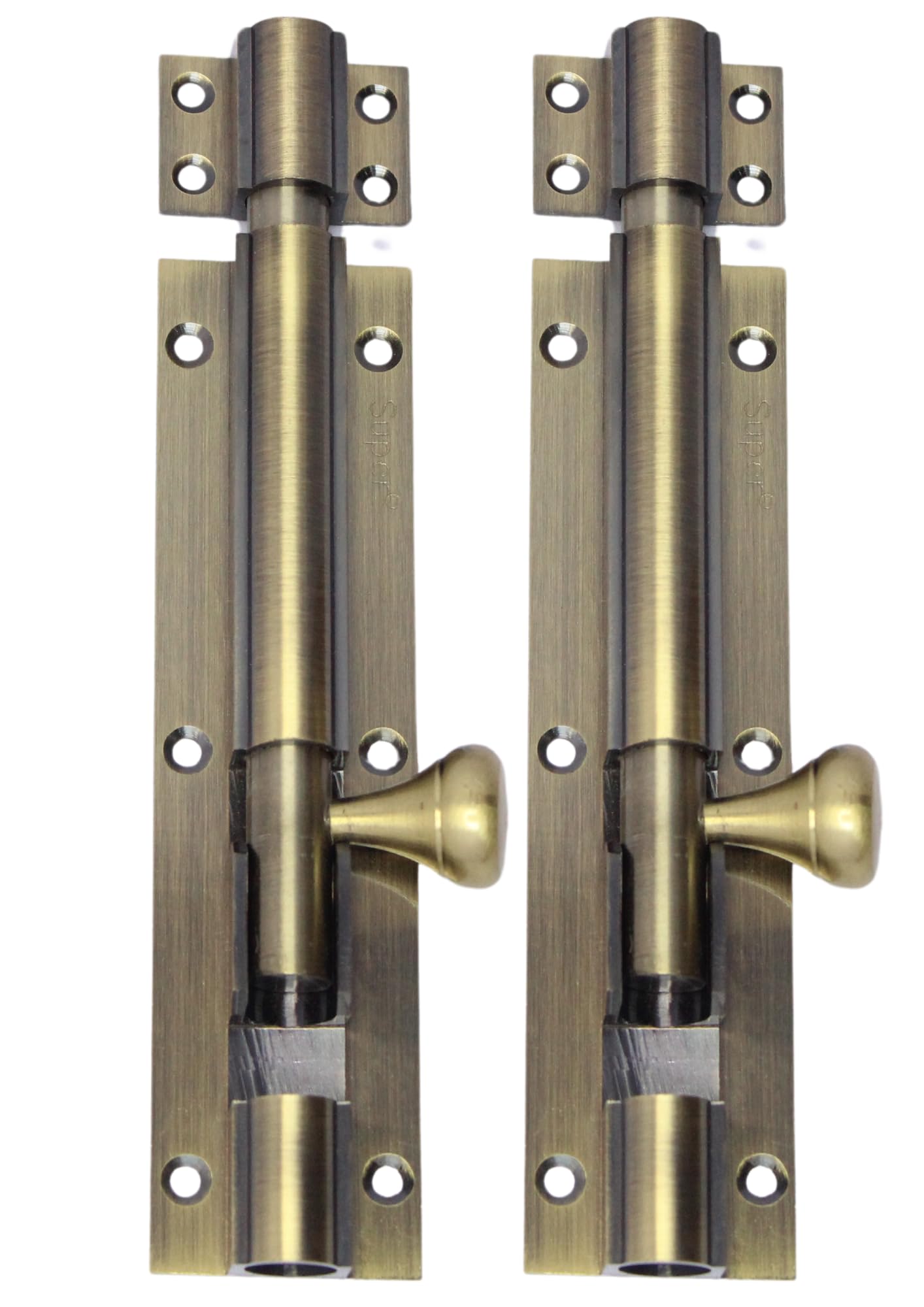 Super Brass Antique Heavy Duty Tower Bolt for Main Doors | 12mm Antique Solid Rod (4 inch, 3) (B0CZNWT7S3) Amazon Price History, Amazon Price Tracker