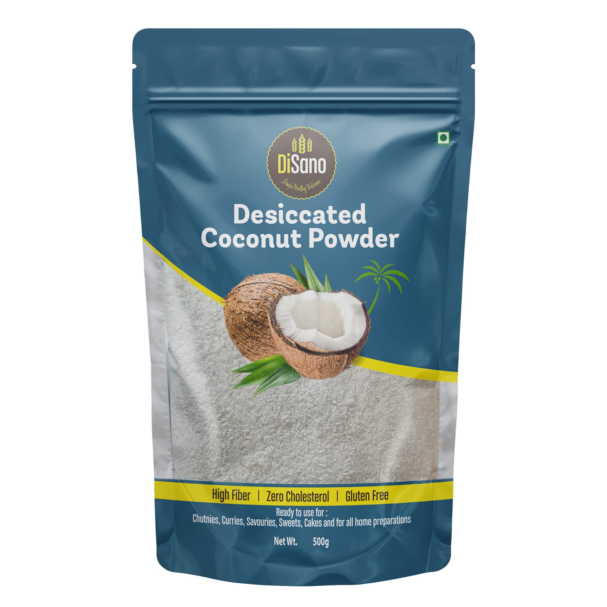 DISANO Desiccated Fresh Coconut 500 Gm Powder, Zero Cholestrol-High Fibre-Gluten Free-Vegan (B0C1GZHM19) Amazon Price History, Amazon Price Tracker