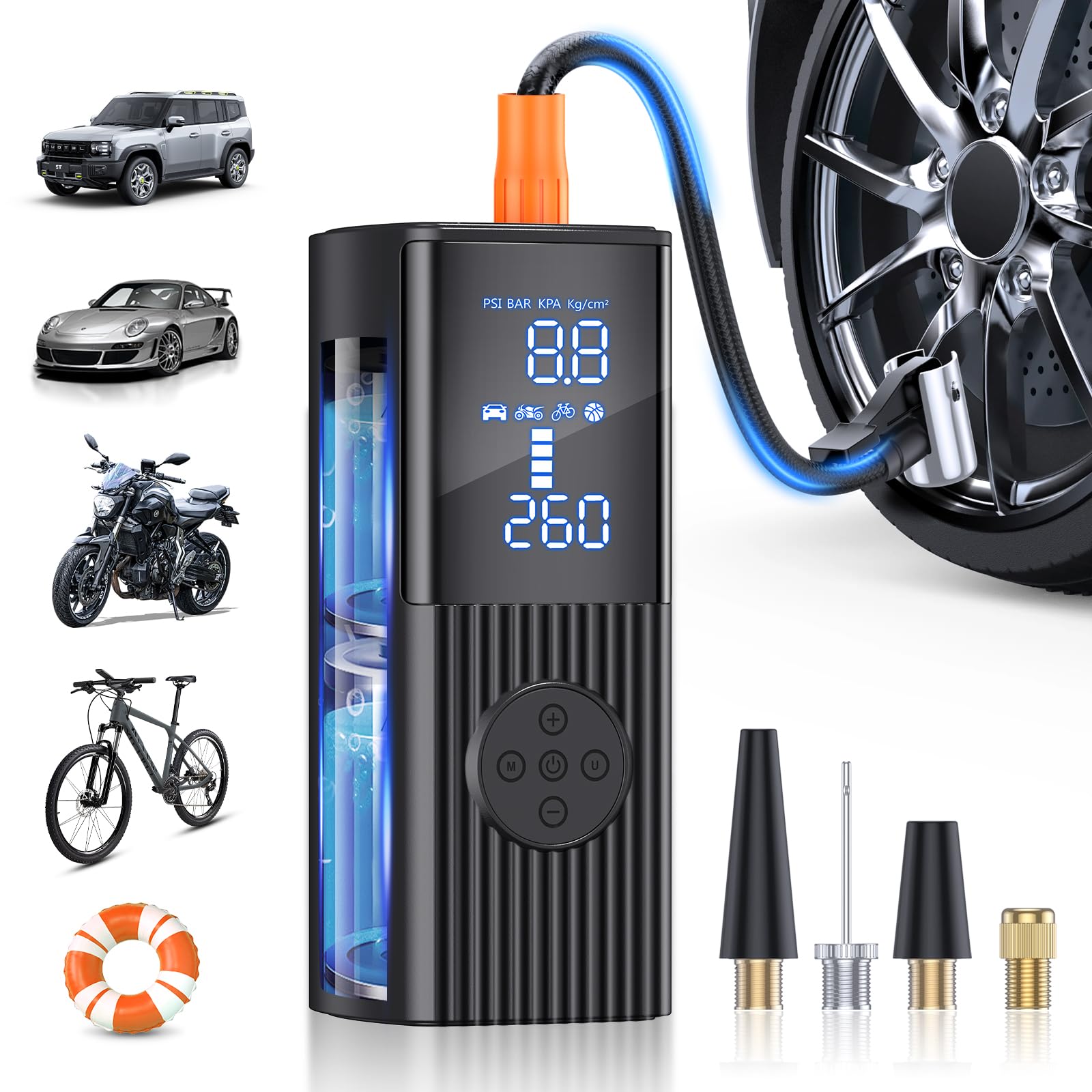 GJOSYOI P008 Cordless Air Compressor