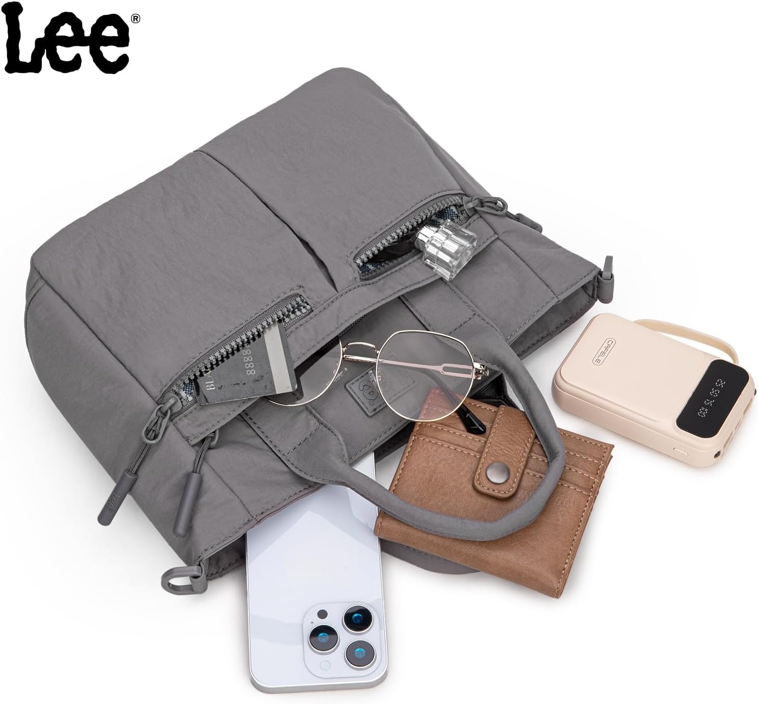 Montana West x Lee Mini Crossbody Bag for Women Nylon Tote Bag with Multiple Pockets - Image 4