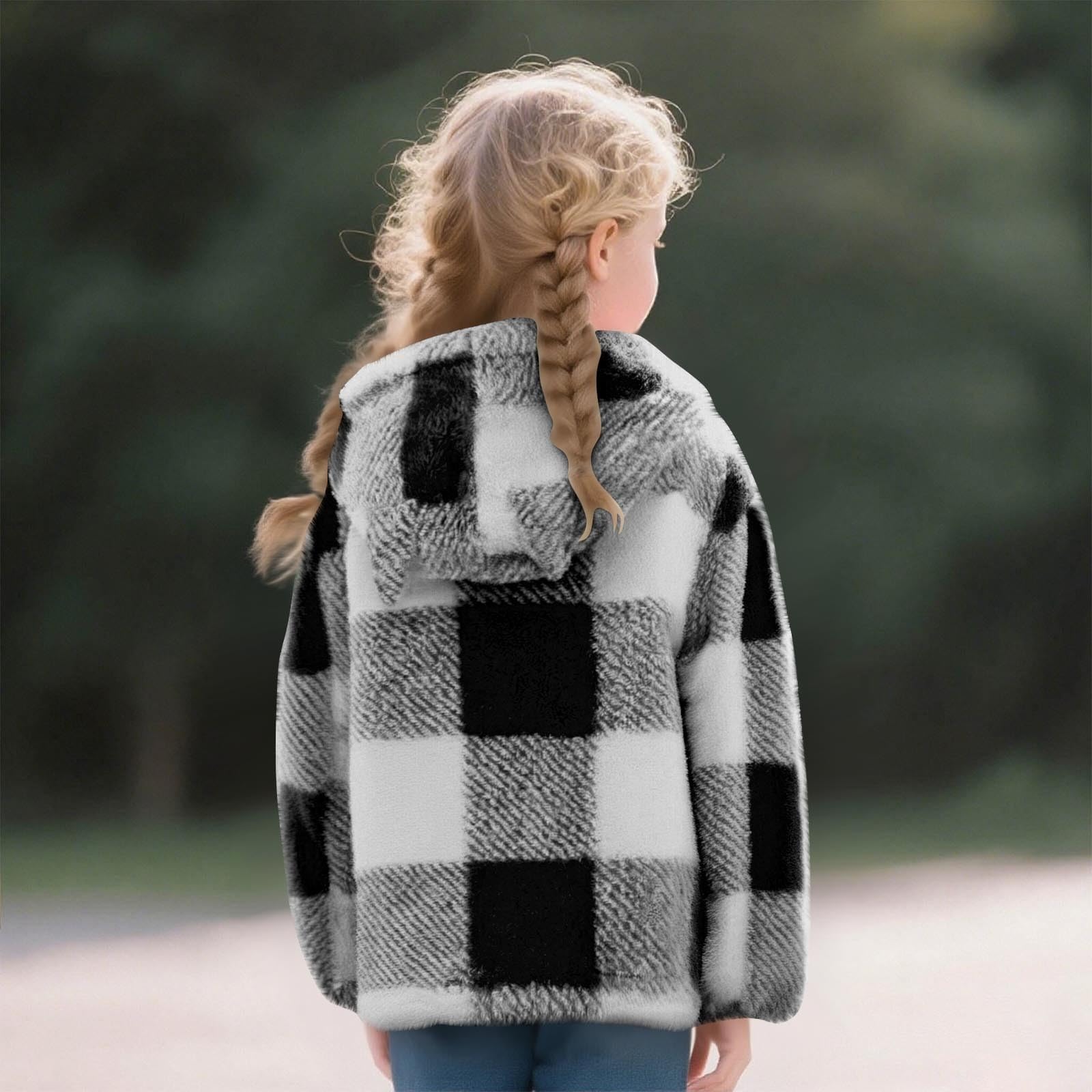 Winterjacke Teenager Mädchen Winddicht Mit Taschen Mantel Wärme Steppjacke Mit Kapuze Outdoorjacke Lang/kurze Reißverschluss Softshelljacke Leichte Winterjacke Mädchen Kinder Fleecejacke