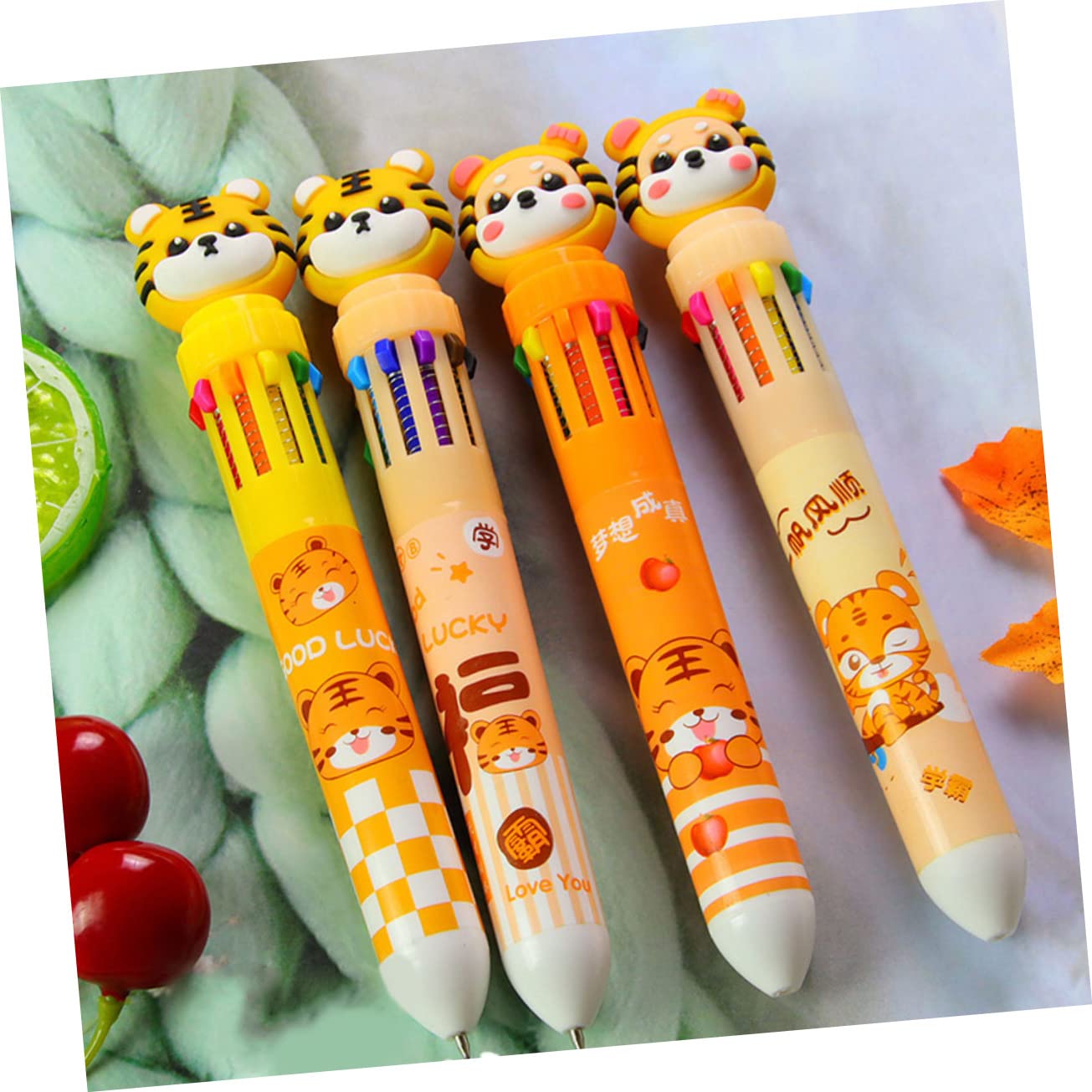 NUOBESTY 3 Set Penna A Sfera A Dieci Penna Strana Penne Originali Penne A Sfera Penne Nere Cancellabili Evidenziatore Kit Fai Da Te Per Pennarelli Ricarica 8 Pezzi * 3