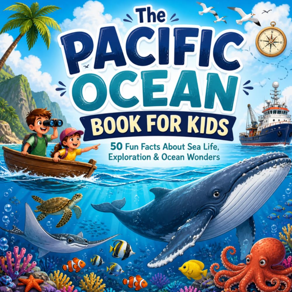 The Pacific Ocean Book for Kids: 50 Fun Facts About Sea Life, Exploration & Ocean Wonders (Geography for Kids)