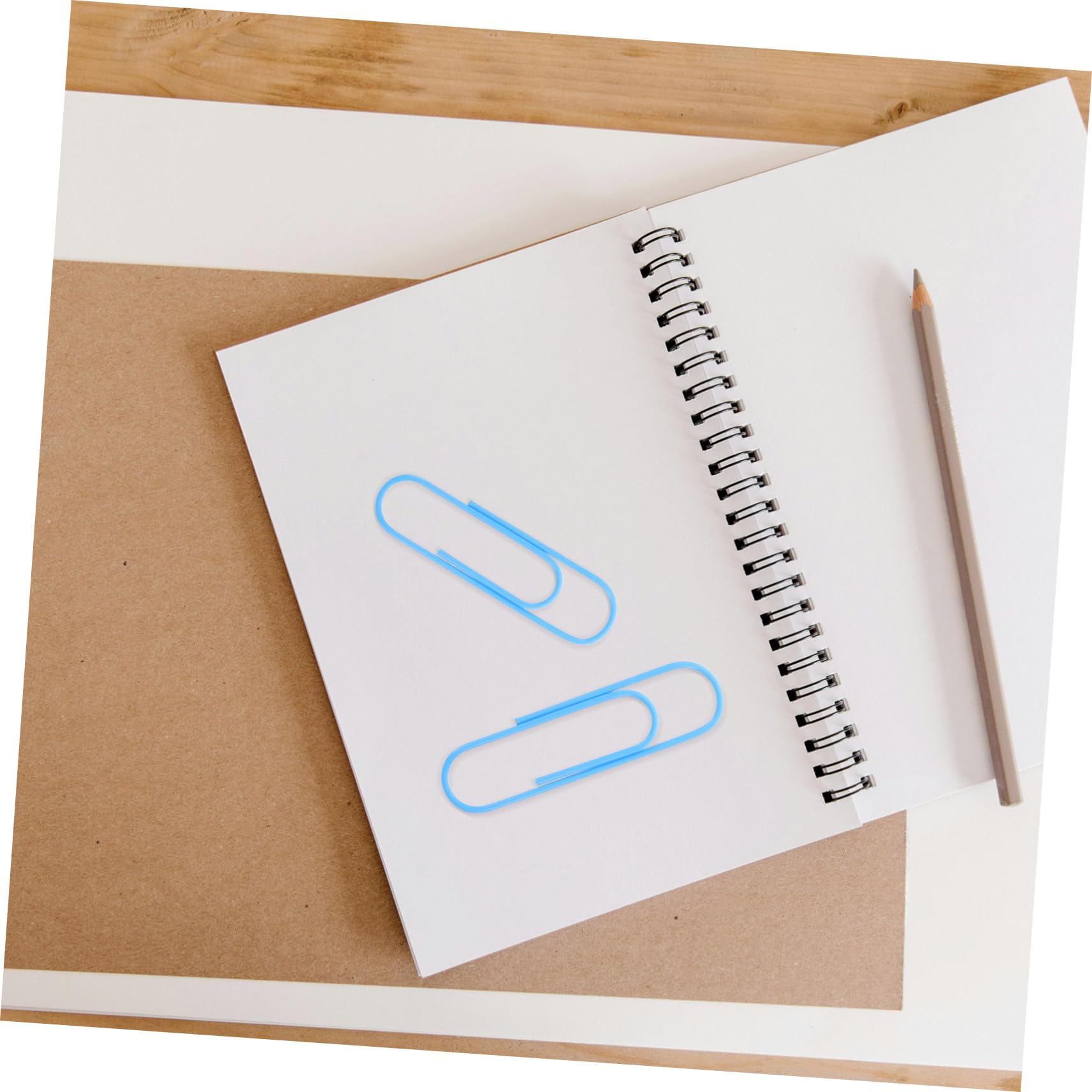 Riesen Papierklammern 100 Stück 10cm aus Metall und Kunststoff | Blau, Sichere Fixierung und Sichtbarkeit, für Papierkram und Dokumentensortierung