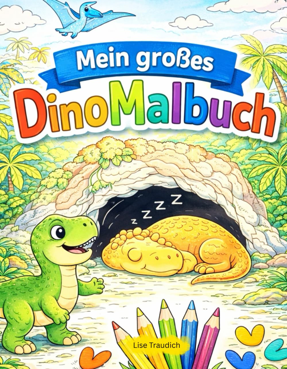 Mein großes DinoMalbuch