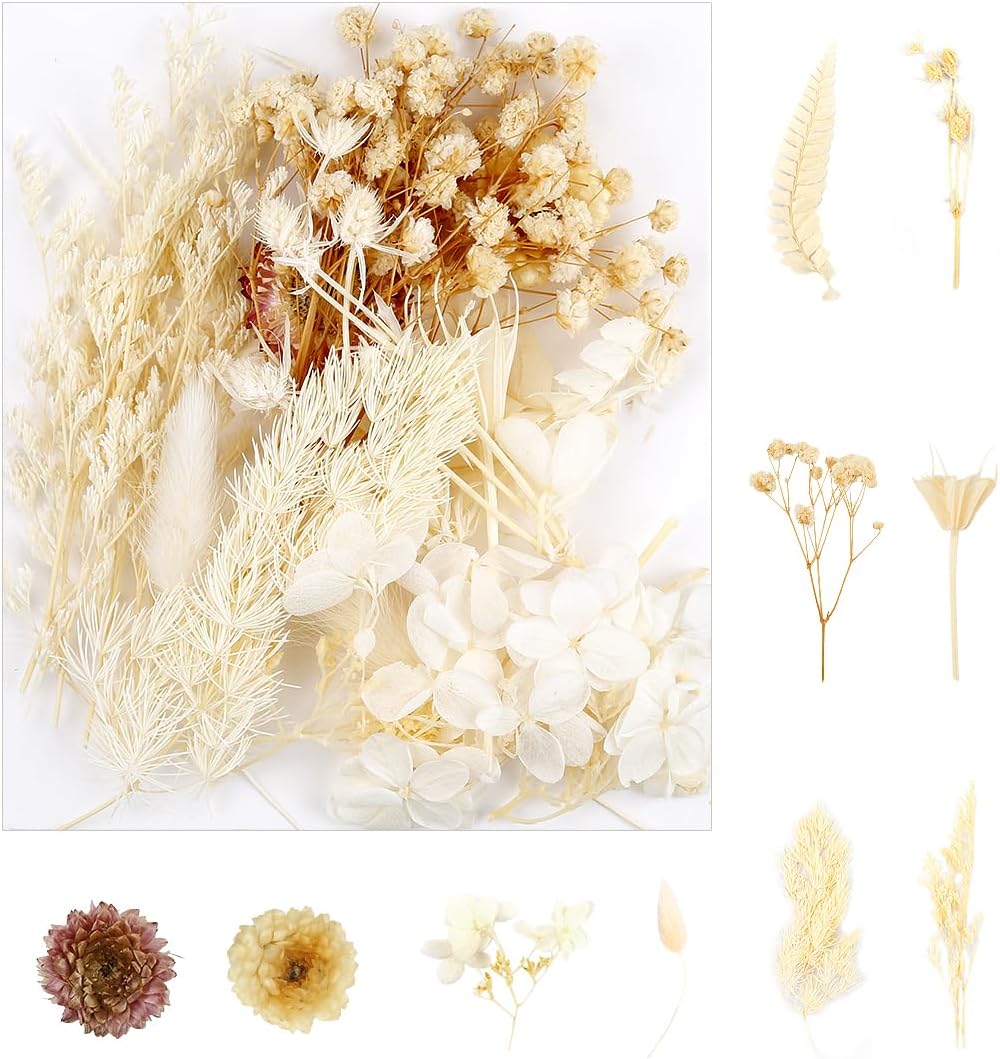 Decorative Artificial Dried Flowers Natural Everlasting Floral Bundle
