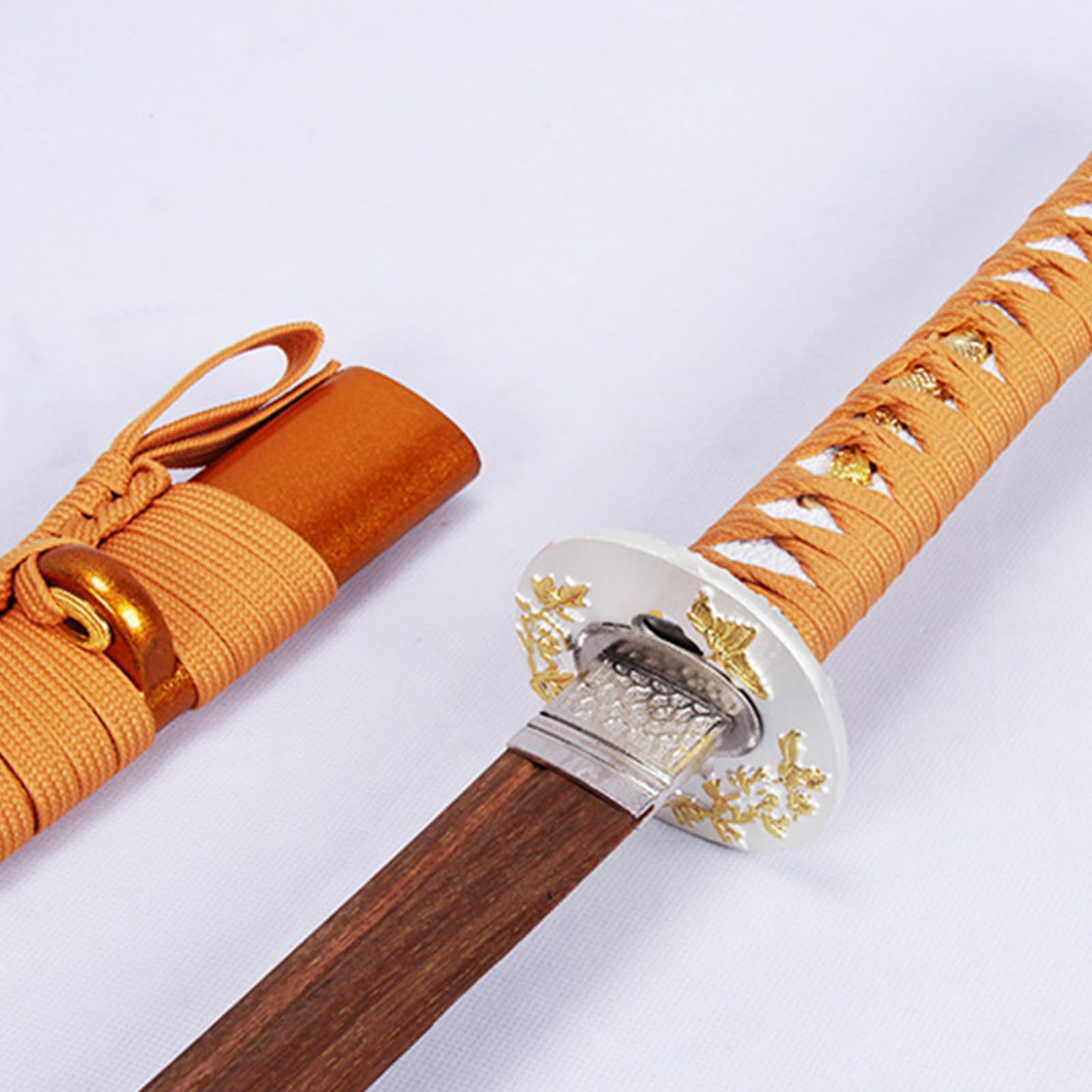 Spada Samurai in Legno Wenge Naturale da 104cm,Katana in Legno,Bokken Fatto a Mano,Spada da Allenamento in Legno per Kendo,Regalo,Display,Cosplay,Oggetti di Scena