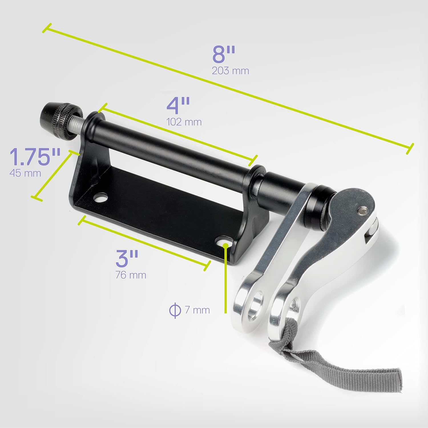 Delta Cycle & Home Cycle Truck Bed Bike Mount, Bike Hitch Original, Bike Fork Mount for 9 x 100mm Road, Mountain, and Hybrid Bicycles, Quick Release Skewer Bike Mount : Everything Else
