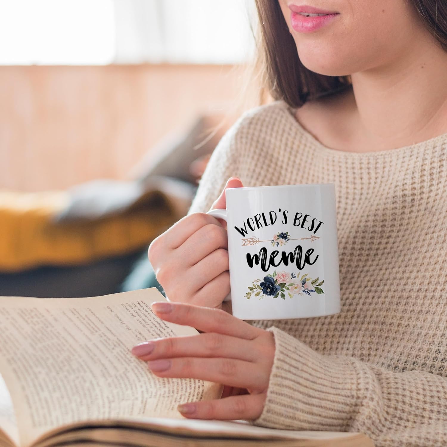 Meme Mug, Meme Coffee Cups Ceramic, World's Best Meme Coffee Mug, Meme Gifts, Meme Gifts for Grandma, Gifts for Meme, Best Grandma Gifts, Meme Coffee Mug Gifts for Meme - Image 5