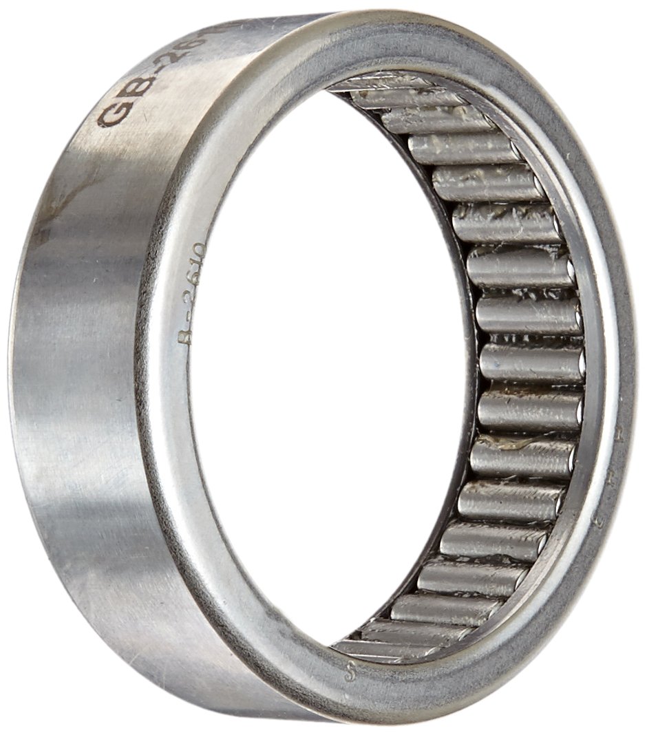 Koyo GB-2610 Precision Needle Roller Bearing, Full Complement Drawn Cup, Open, Inch, 1-5/8" ID, 2" OD, 5/8" Width, 15000rpm
