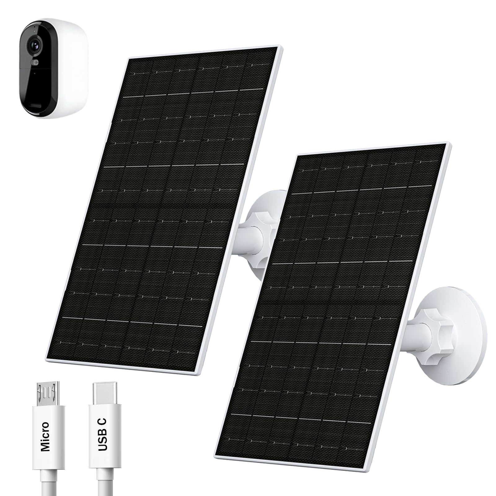 Panneau solaire Arlo Essential pour sécuriser votre maison sans recharger la batterie