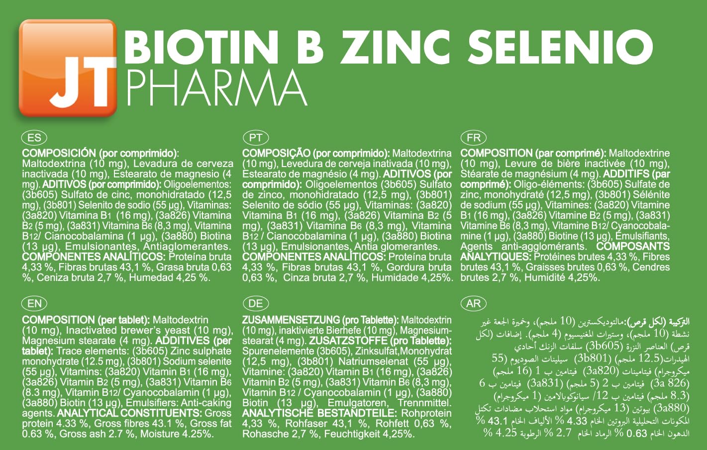 Biotin B Zinc Selenio