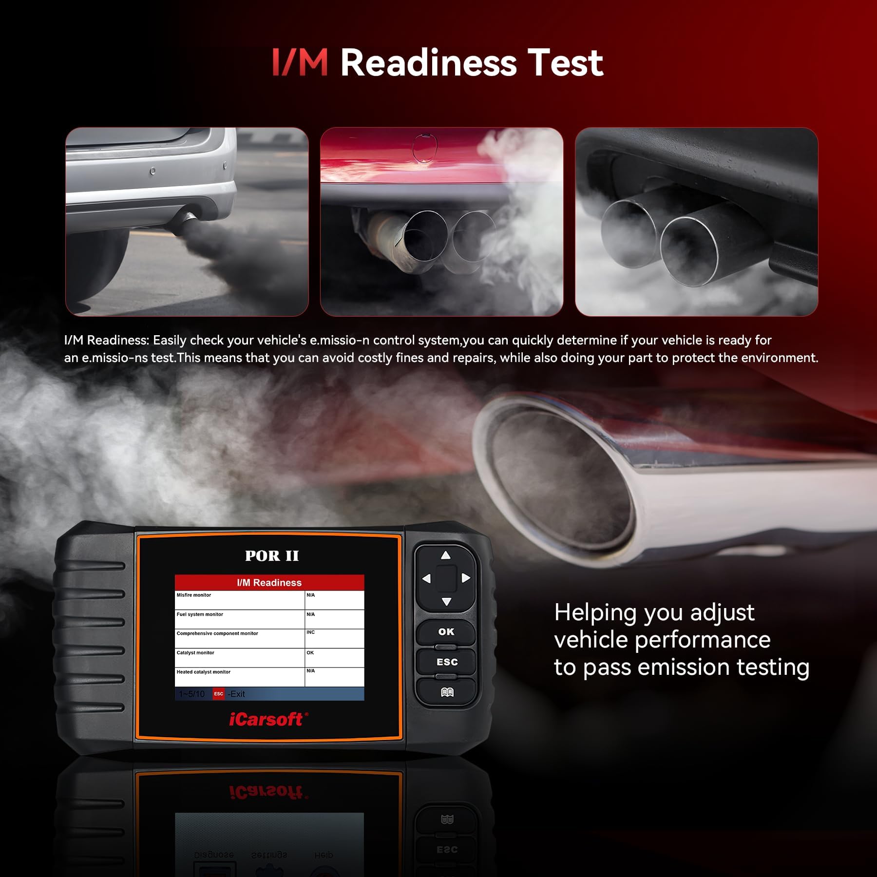 Amazon.co.jp: ポルシェ用OBD2スキャナー診断ツール、iCarsoft