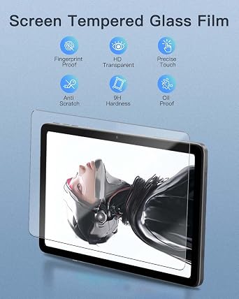 Screen Protector for REDMAGIC Astra Gaming Tablet 9.06 inch, 9H Hardness Tempered Glass for ZTE Nubia REDMAGIC Tablet 3 Pro, Anti-Scratch, Bubble Free, HD Clarity