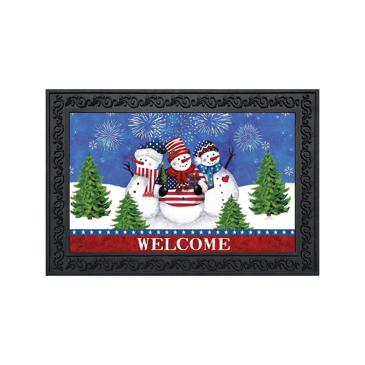 Briarwood Lane Snowman Doormat - Winter Decor -25 Briarwood Lane Snowman Doormat - Winter Decor -25