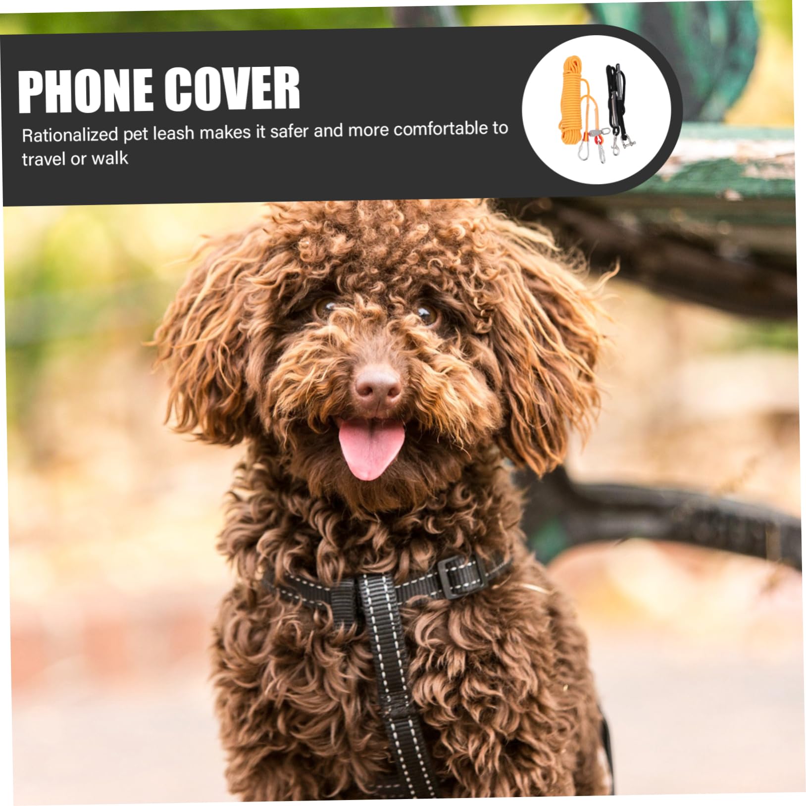 Toddmomy Cadena Resistente para Perros De Camping Cable De Nylon para Pasear Mascotas Equipo De Acampada para Correr Perros Al Aire