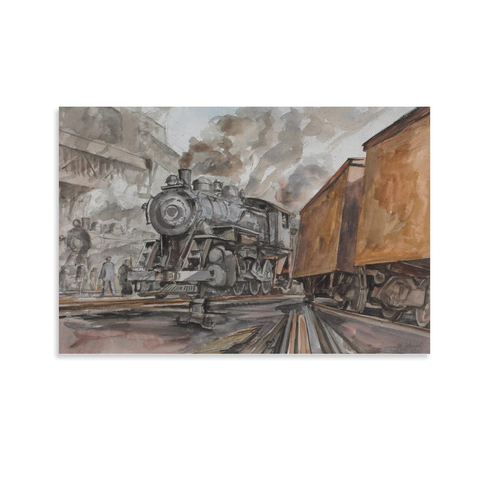 KLAGCBDF Reginald Marsh Untitled (2) Posters Wall Art Painting Canvas Prints Decor Poster Artworks 24x36inch(60x90cm)