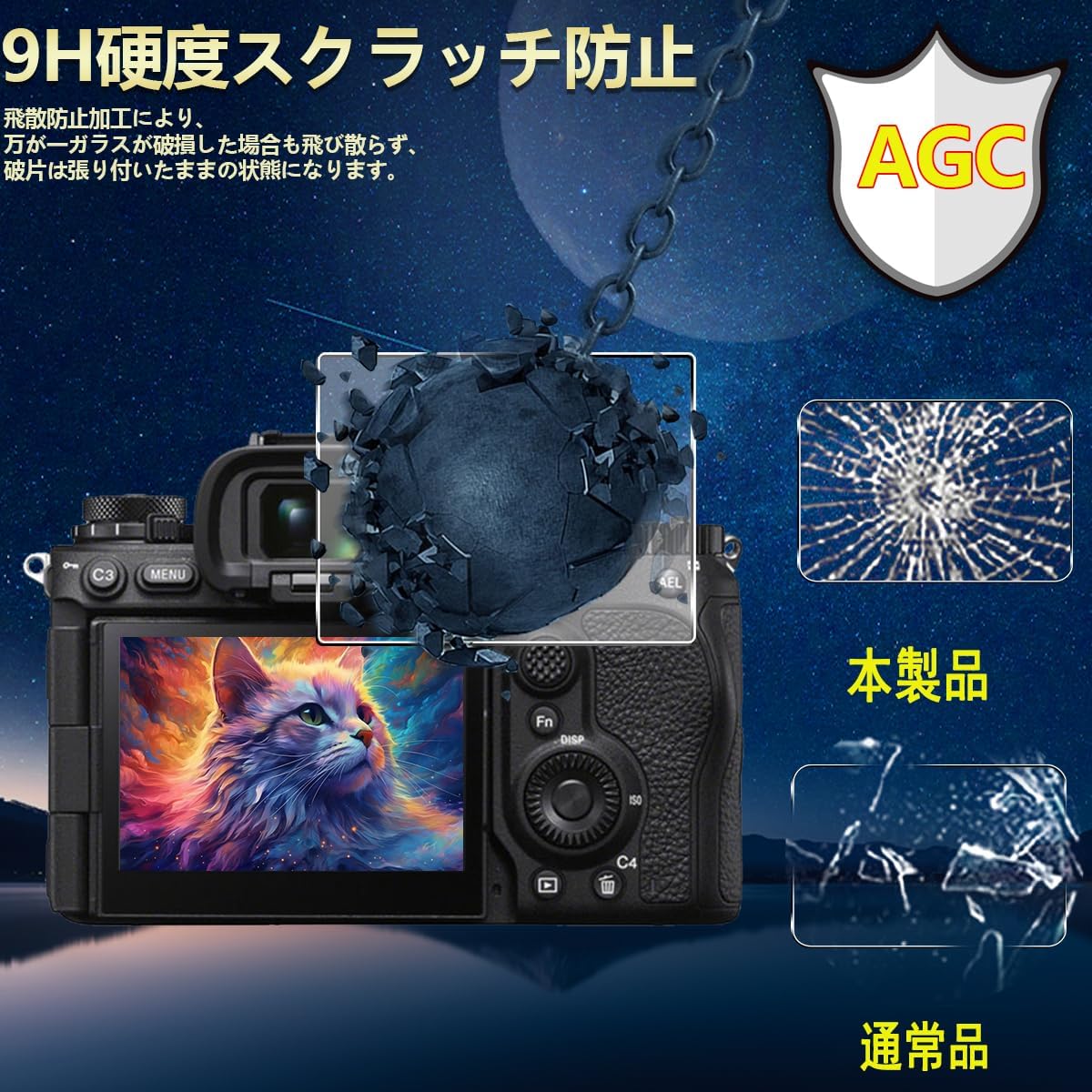 Amazon | 対応 SONY α1 II / α9 III /α7R V ガラスフィルム 2枚セット