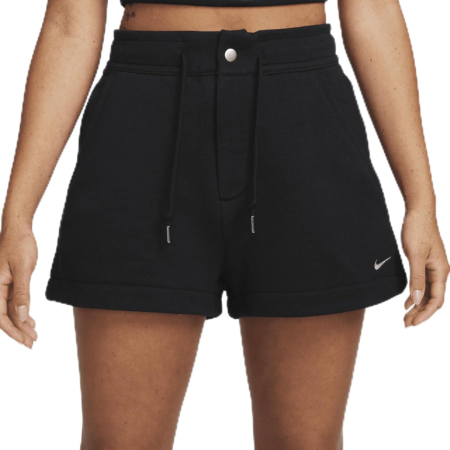 womens french terry nike shorts