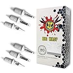 BIGWASP 14RL Disposable Tattoo Needle Cartridge 12 Standard 14 Round Liner (1214RL) 20Pcs