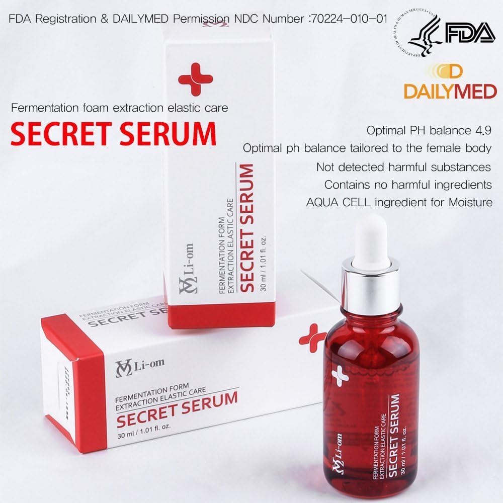 LIOM Secret Serum For Women Certificated From Fda 2.02 Fl. Oz, 60 Ml