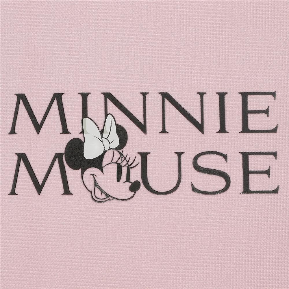 Disney Minnie Heads Zaino per bambini, zaino scolastico, in poliestere, tasche laterali, spallacci larghi regolabili, maniglia superiore per appenderlo, sistema Magic Fix.