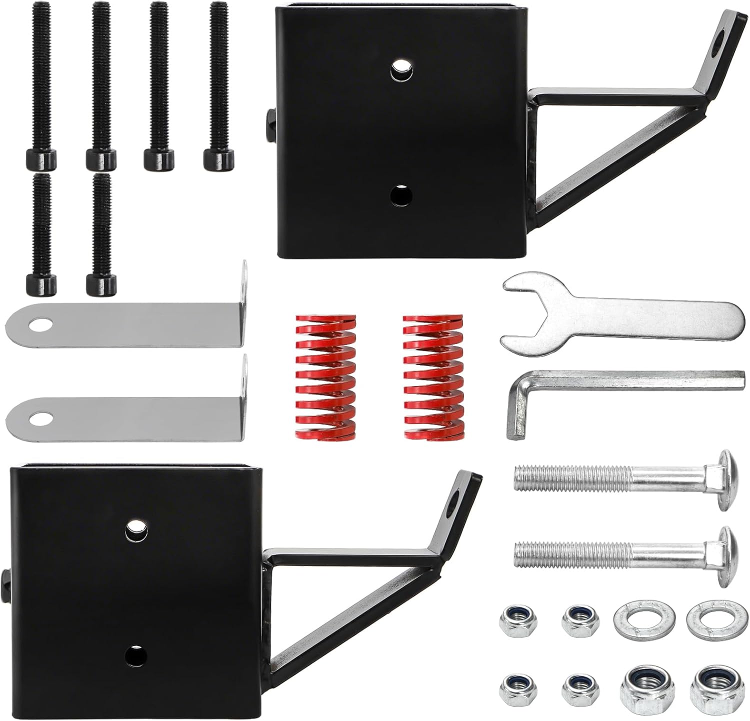 ZENFUN 2 Set 2 Sets Steel Target Hanger, Heavy Duty Stand Base, AR500 Shooting Stand Brackets Target Holders for Shooting, Gong Conversion Adapter for Range, Indoor