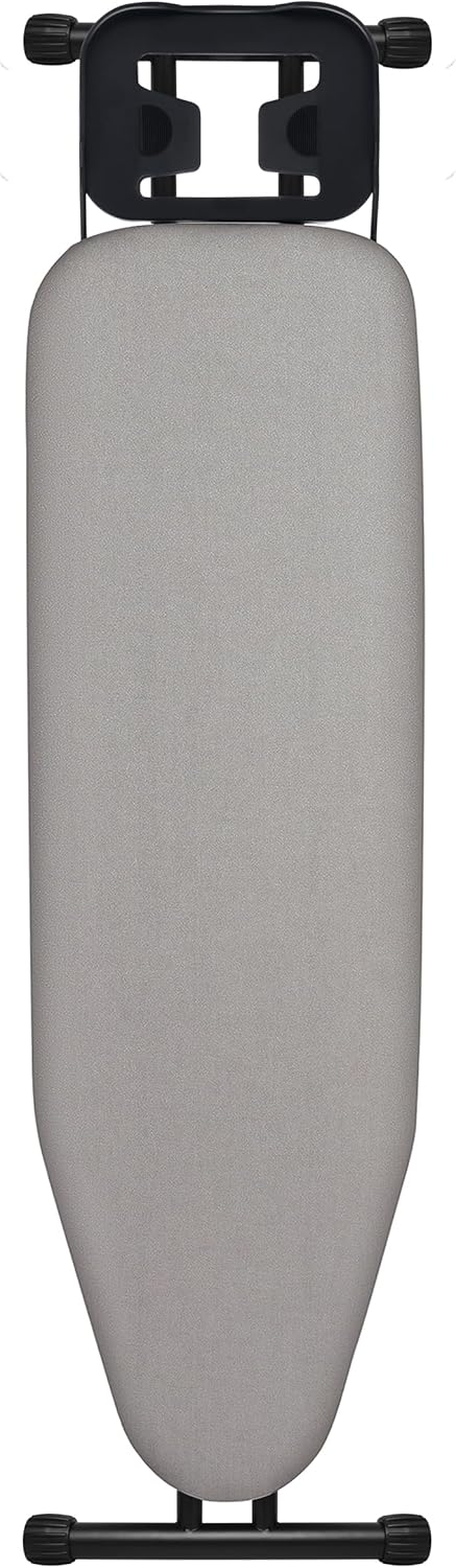Ironing Board, Compact and Space Saver Patented Ironing Board with Iron Rest, Heat Resistant Cover with Ultra Thick Padding, Easy Storage with Stable Structure, Heavy Duty Steel Legs