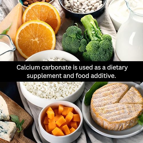 Miniatura 3 de Carbonato de calcio puro 100% natural como suplemento dietético para calcio 227 GMS  0.5 libras
