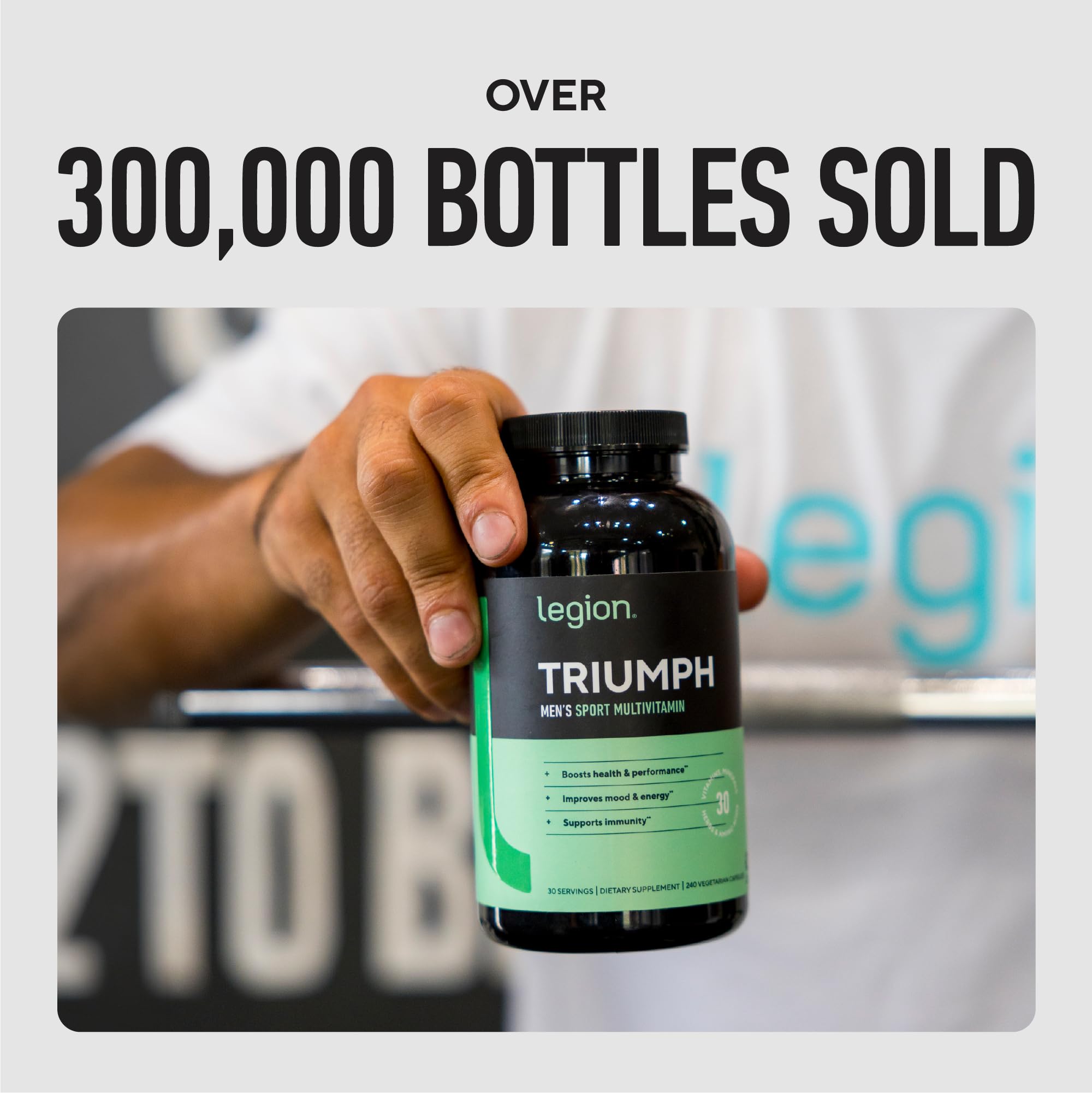 Legion Triumph Men's Sport Multivitamin Vitamin D3 Daily, 30 Servings — Amazon image 9